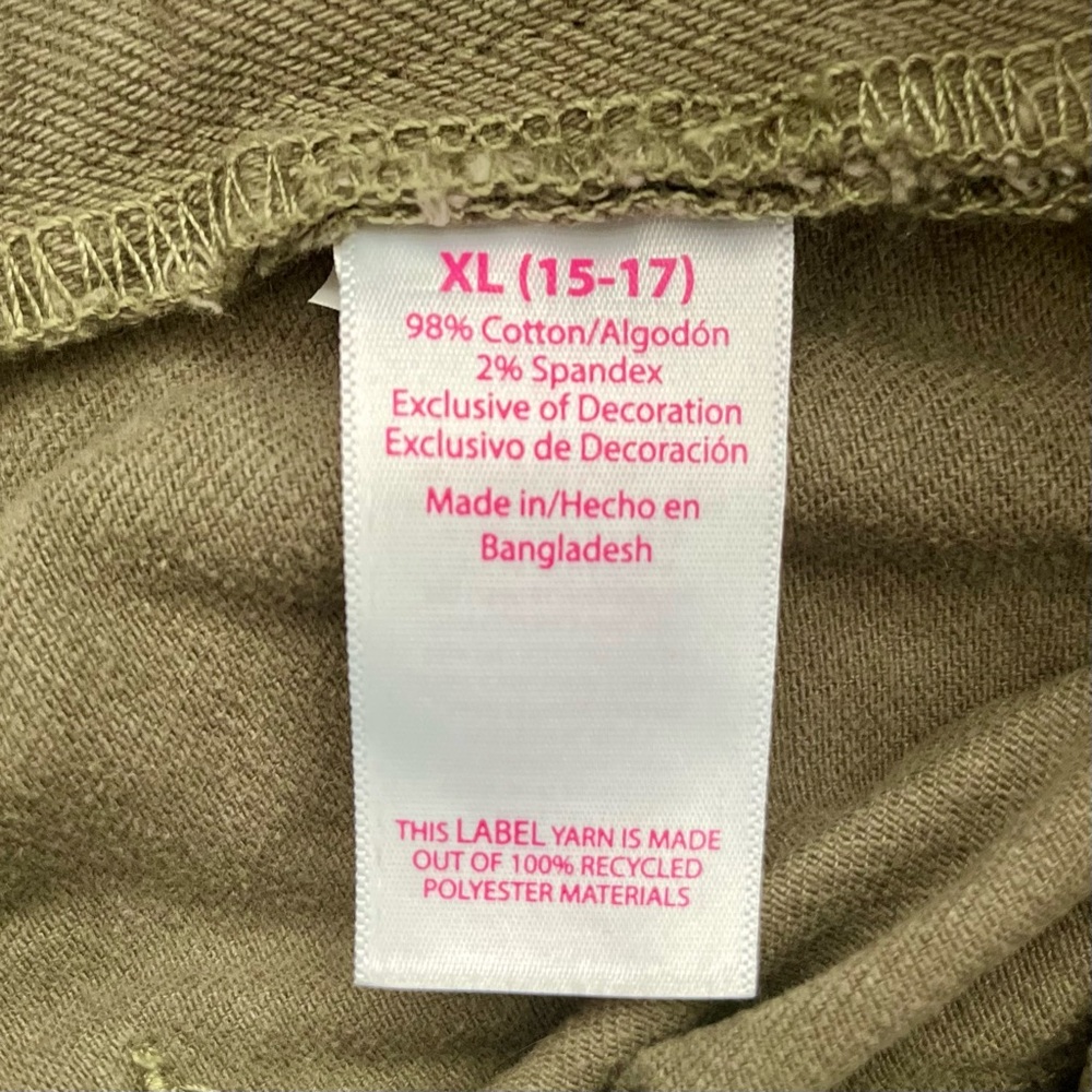 Olive Green Short Overalls - Picture 8 of 8